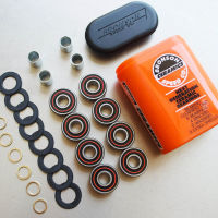 Bronson Speed Co. Ceramic Bearings  ลูกปืนBronson Ceramics สำหรับล้อเสก็ตบอร์ดและเซิร์ฟเสกต 1กล่องมี 8ชิ้น มาพร้อมกล่อง  skateboard bearing SKATE SURFSKATE