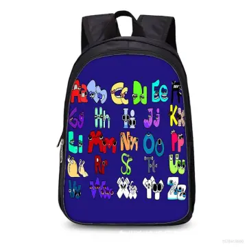 Alphabet Lore Letter Legend Game Student School Bag Pencil Bag