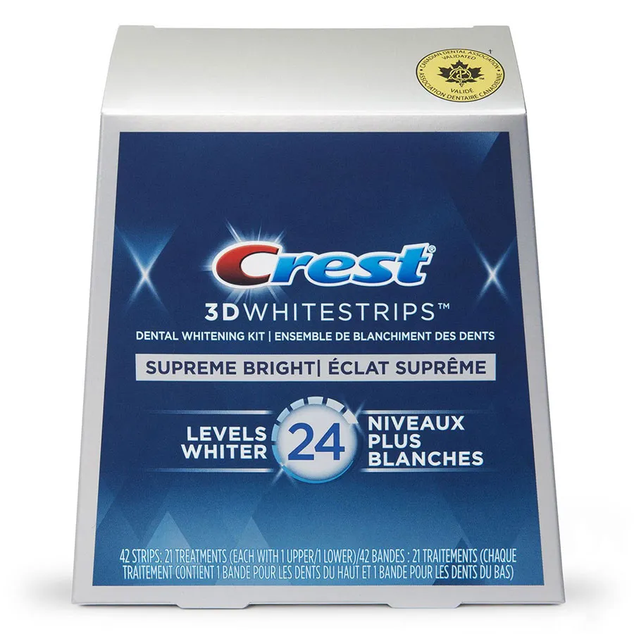 miếng dán trắng răng crest 3d white của mỹ