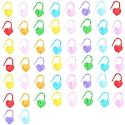 卍✶❃ 20/50pcs Plastic Resin Small Clip Locking Stitch Markers Crochet Latch Knitting Tools Needle Clip Hook Sewing Tool Mixed Color