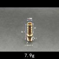 DN6หนา1/8 "BSP ตัวผู้ X 8Mm ท่อข้อต่อข้อต่อทองเหลืองหางปลาน้ำแก๊สปลายบากท่อ