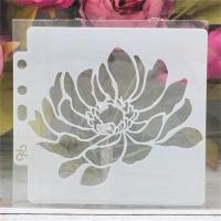 14*13 ซม.ดอกไม้ขนาดใหญ่ DIY Layering Stencils ภาพวาดสมุดภาพสี Embossing อัลบั้มตกแต่งแม่แบบ-Cailine