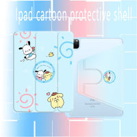 Covers เคสไอเเพด เคสหนังอะคริลิคใส เคส air3 pro10.5 10.2 gen7 gen8 gen9 10.5 10.9 air4 air5 รุ่น pro11 2018 2020 2021  360°หมุนตั้ง/นอนได้ เคสหนังอะคริลิคใส พร้อมถาดใส่ปากกา ชาร์จปากกาได้