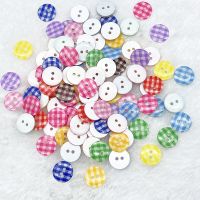 30pcs12.5mm Resin Buttons Childrens Clothing Candy Color Buttons Color Two Eye Buttons for Wedding Decor Sewing Accessories Haberdashery