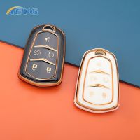 gthrrftdb TPU Car Remote Key Case Control Protector Cover For Cadillac ESV Escalade CTS XTS SRX ATS CT5 XT5 XT6 XLS Protective Shell Fob