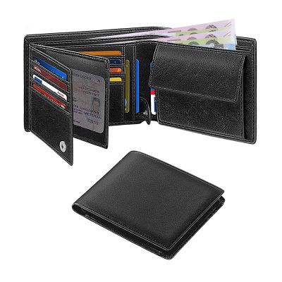 Wallets for Mens Muti-Functional RFID Blocking Slim Wallet with 15 Credit Card Holders