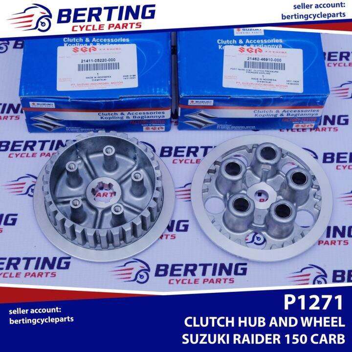 SGP CLUTCH HUB CLUTCH WHEEL Suzuki Raider 150 Carb Genuine 2141105220000 2146246910000