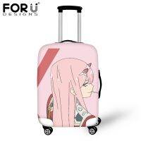 [Koala Travel] FORUDESIGNS Darling In The FranXX ลายการ์ตูนอะนิเมะกระเป๋าเดินทางสำหรับเดินทางกระเป๋าเดินทางกันน้ำผ้าคลุมยืดหยุ่น