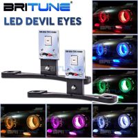 Britune รถเลนส์ LED Devil Eyes สำหรับ2.5 MINI เป็นจริง3.0 Hella 3R /Koito Q5โปรเจคเตอร์ Demon Eyes ไฟหน้าอุปกรณ์เสริม