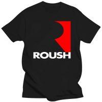 Roush American Automotive Company Logo Men Black T Shirt XS-6XL