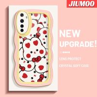 เคส JIUMOO สำหรับ Realme 6 6S Narzo เคสการ์ตูนดีไซน์ใหม่กระต่ายน่ารักสร้างสรรค์เคสโปร่งใสลายกล้องถ่ายรูปซิลิกาเจลฝาครอบป้องกันขอบลอนเคสมือถือกันกระแทกแบบใสนิ่ม