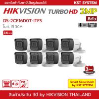 โปรโมชั่น DS-2CE16D0T-ITFS (3.6mm x 8ตัว) กล้องวงจรปิด Hikvision HDTVI 2MP (ไมค์) ราคาถูก ขายดี แนะนำ Home-mall  ตรงปก