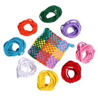 Braided Crafts Rope Girls Elastics Hair Bands with High Elasticity Colorful Hair Supplies for DIY Woven Crafts Thick Hair Medium Hair Long Hair thrifty