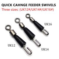 20pcs Carp Fishing Quick Change Feeder Swivels Method Feeder Fishing Accessories Swivel Snaps For Carp Fishing Tackle Connector Accessories