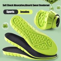 Latex Sports Shoes Insoles for Men Women Sneaker Sweat absorbant Deodorant Orthopedic Insoles for Feet Height Increase Templates