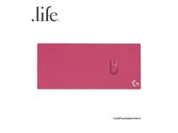 LOGITECH แผ่นรองเมาส์เกมมิ่ง G840 Extra Large (XL) สี Magenta By Dotlife