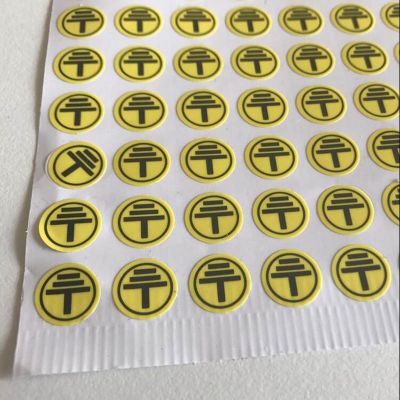 500 Stickers 1cm Round Ground Mark Sign Label Universal Adhesive Waterproof Stickers Labels