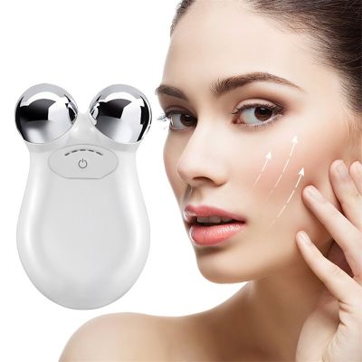 RF Facial Lifting And Tightening Skin Micro Current Roller Massage Wrinkle Removal And Rejuvenation Beauty Instrument