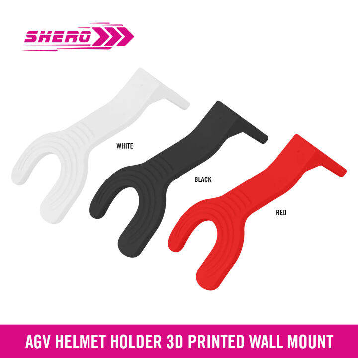 AGV Helmet Holder 3D Printed Wall Mount Heavy Duty ABS Plastic Made in Thailand Lazada PH