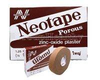 Neotape Porous นีโอเทปสีเนื้อ เทปแต่งแผลแบบมีรูพรุน เทปพันเดือยไก่(1/2นิ้ว X 10หลา)/ม้วน