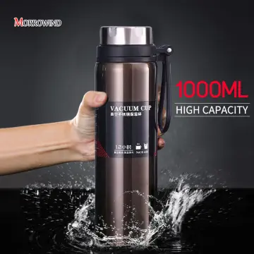 Tumbler Large Capacity Stainless Steel Thermal Water Bottle Cold