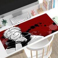 Jujutsu Kaisen ใหม่แผ่นรองเม้าส์แผ่นรองเมาส์เกมเมอร์ XL แผ่นรองคีย์บอร์ดแบบกลไกนุ่มเสื่อโต๊ะคอมพิวเตอร์สำหรับสำนักงานธรรมชาติ