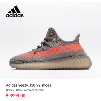 【รูปแบบต่าง ๆ】adidas วิ่ง รองเท้า Yeezy Boost 350 V2 สีเทา 3 กิจกรรม ใช้งบน้อยซื้อรองเท้าที่มีคุณภาพสูง