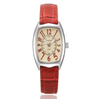 Manufacturer directly cask shaped little red table ladies watch wholesale fashion digital belt scale quartz