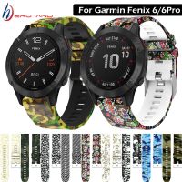 [HOT JUXLLKBKOW 514] สายนาฬิกากีฬาซิลิโคน22มม. สำหรับ Garmin Fenix 6 /6pro/ 5 Plus/ Quatix5 Inspir/approach S60สมาร์ทนาฬิกาสร้อยข้อมือสายคล้องคอ