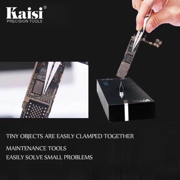 online-one-store-kaisi-แหนบตรงปลายเซรามิกความแม่นยำสแตนเลสระดับสูงสำหรับเครื่องมือเคลื่อนที่