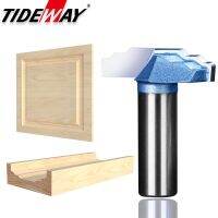 Tideway 1/4－Shank Industrial Grade Woodworking Cabinet เครื่องตัดประตู CNC Bit Door Pattern แกะสลักเครื่องตัดมิลลิ่งสําหรับไม้