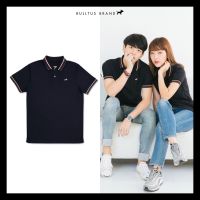 MiinShop เสื้อผู้ชาย เสื้อผ้าผู้ชายเท่ๆ BULLTUS BRAND มีถึงอก 48 เสื้อโปโล สีดำ Triple Tone Collection (ใส่โค้ด BLT6JUN ลดทันที 20%) เสื้อผู้ชายสไตร์เกาหลี