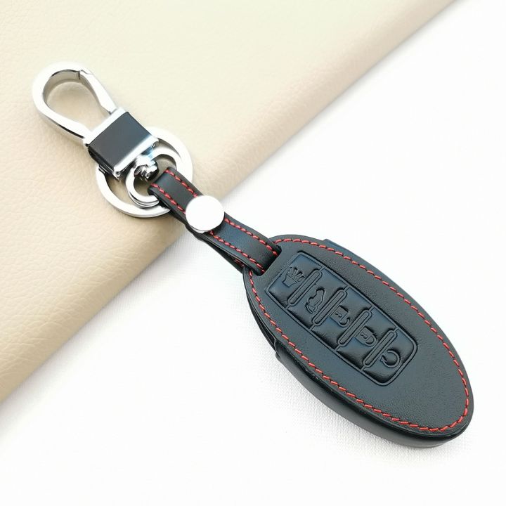 for-nissan-qashqai-juke-j10-j11-x-trail-t32-t31-kicks-tiida-pathfinder-note-for-infiniti-5-button-leather-car-key-case-cover-fob
