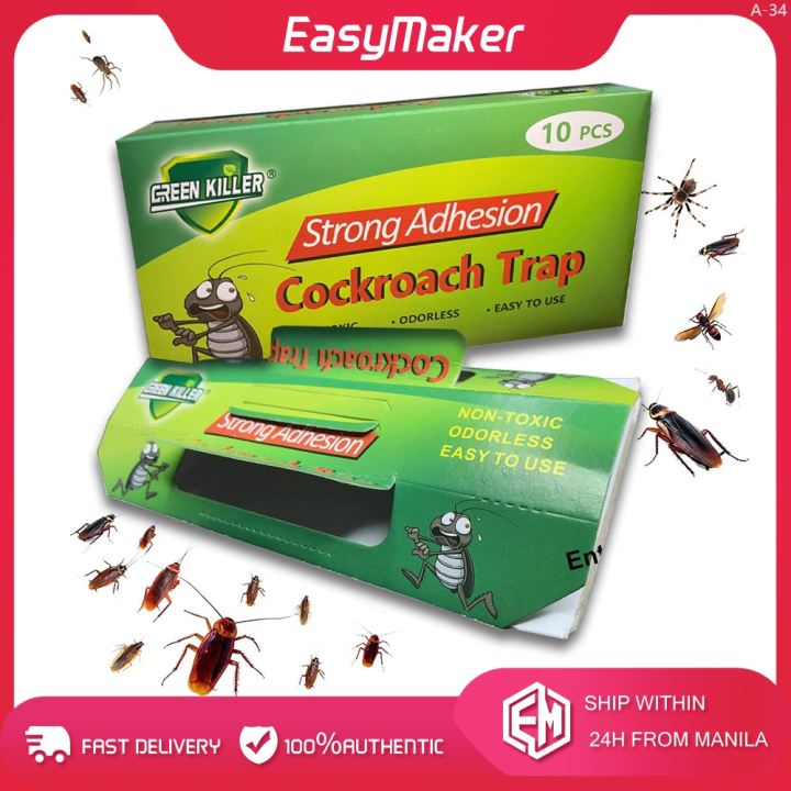 A-3410Pcs Cockroach Killer Roach Traps Roach Bait Roach Motel Cockroach ...