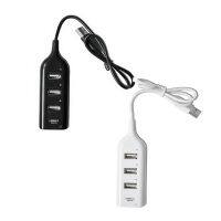 Baru Putih Usb 2.0 Hi-Speed 4-Port Splitter Hub Adapter untuk Komputer Pc Multi-fungsi Telepon Usb Hub Aksesoris Laptop