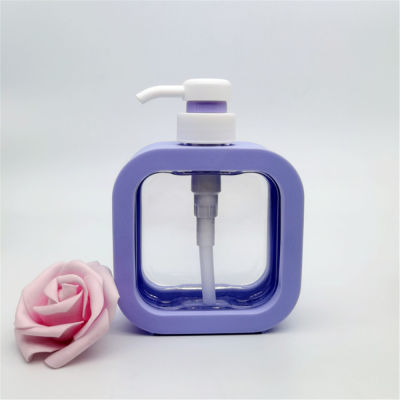 300ML Soap Dispenser Refillable Bottle Shower Bottling Shampoo Bottle Soap Dispenser Transparent Bottle