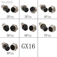 1Pcs GX16 2P/3/4/5/6/7/8 Pin Male Female 16mm Circular Aviation Socket Plugs Wire Panel Connector GX-16 Aviation Plug