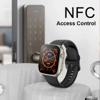 49มม. สำหรับ Ultra 8 Smartwatch Smart Watch ผู้ชายผู้หญิง Series NFC Bluetooth Call Wireless Charge ฟิตเนสนาฬิกากันน้ำ