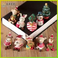 VHGG Xmas Tree Exquisite Miniature Figurine Resin Craft Christmas Ornaments Santa Clause