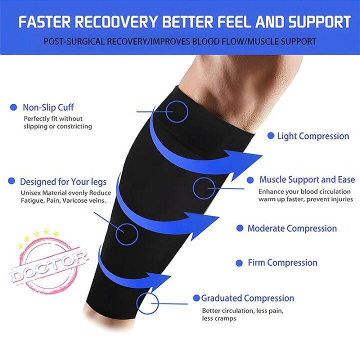 2pcs-calf-compression-sleeves-women-men-compression-socks-medical-20-30mmhg-for-leg-support-varicose-veins-shin-splint