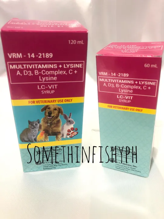 LC Vit Energy Booster Pet Multivitamins Syrup for dogs and cats Lazada PH