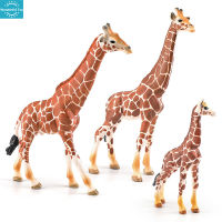 WT【ready stock】Realistic Giraffe Figurines Simulation Giraffe Animal Action Figure Ornaments Educational Toys For Kids【cod】