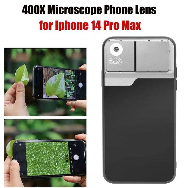 【CW】 For iPhone 14 Pro Max 14 Plus Universal 400X Microscope Phone Lens