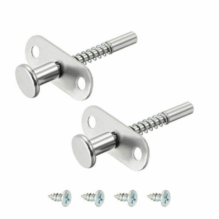 2PCS Plunger Latch 60mm Total Length 6mm Head Hardware Home Plunger