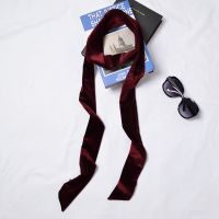 【CW】 Female Silk Neck Scarf Luxury Hair Tie Scarves Foulard Band Shawls and Neckerchief Bandanas SJ380