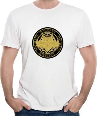 Balmain Mens Reflective Logo Printed Allmatch Tshirt 100% Cotton Gildan
