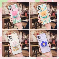 protective Dirt-resistant Phone Case For Tecno Pova2/LE7 TPU Cartoon glisten Original Waterproof Kickstand Soft Case