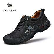 Giày Da Bò DCAMELOR Cho Nam, Giày Đi Bộ Đường Dài Ngoài Trời Chống Trượt