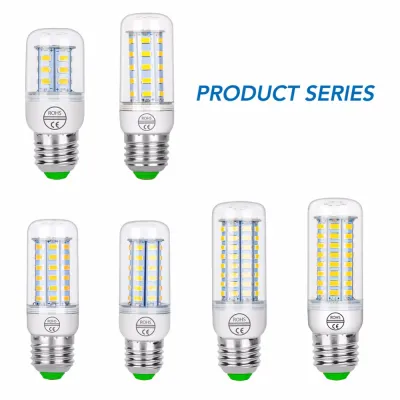 10PCS Ampoule LED E27 220V E14 LED Lamp Corn Bulb SMD5730 Energy saving Lighting home illas LED For indoor Chandelier Candle