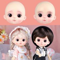 (Popular toys)  YMY หัว OB11น่ารัก1/12BJD แต่งหน้าตุ๊กตาร่วม DIY เด็กสาวเด็กวันเกิดของขวัญคริสต์มาส